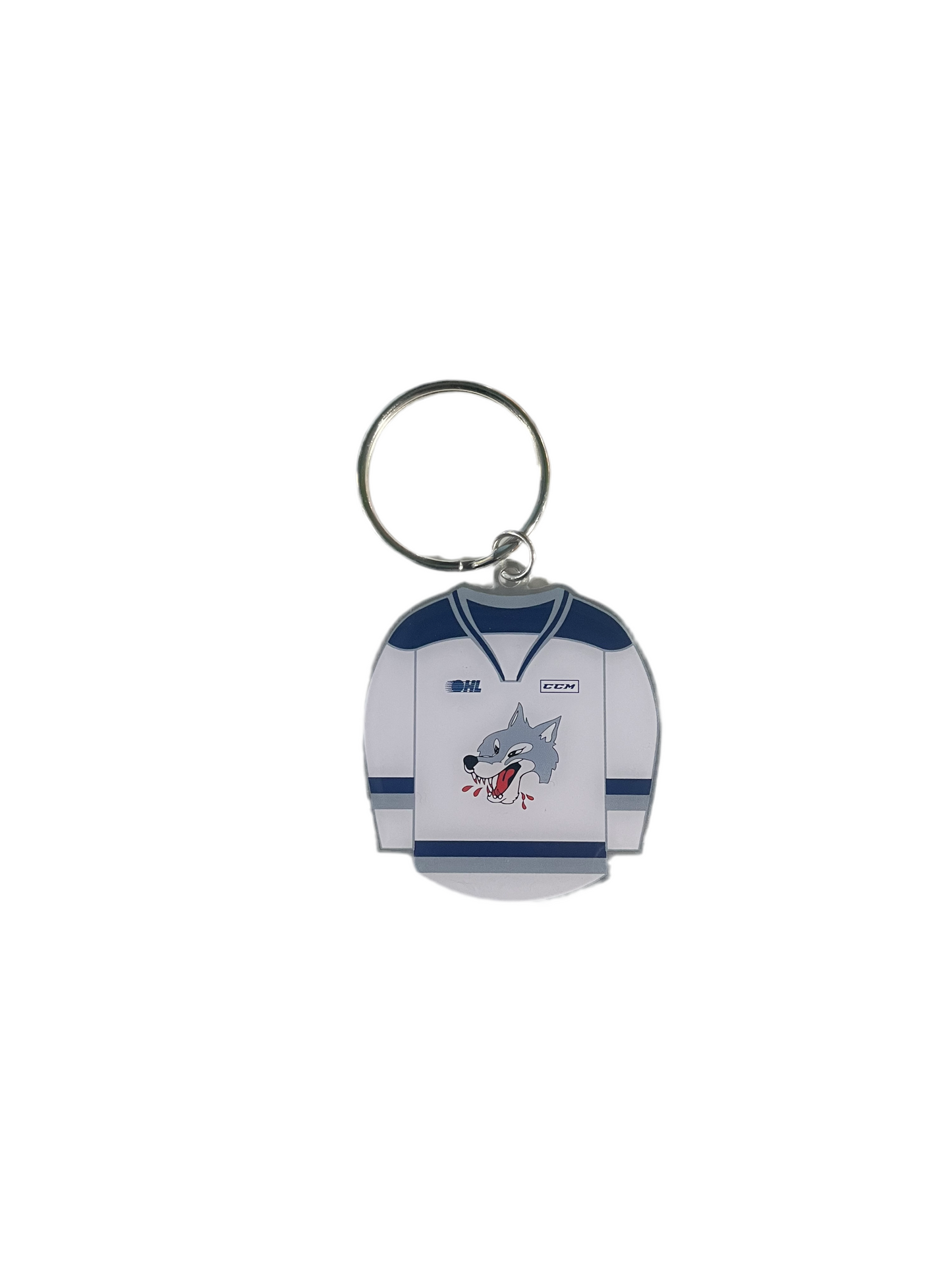 Wolves Jersey Keychain White