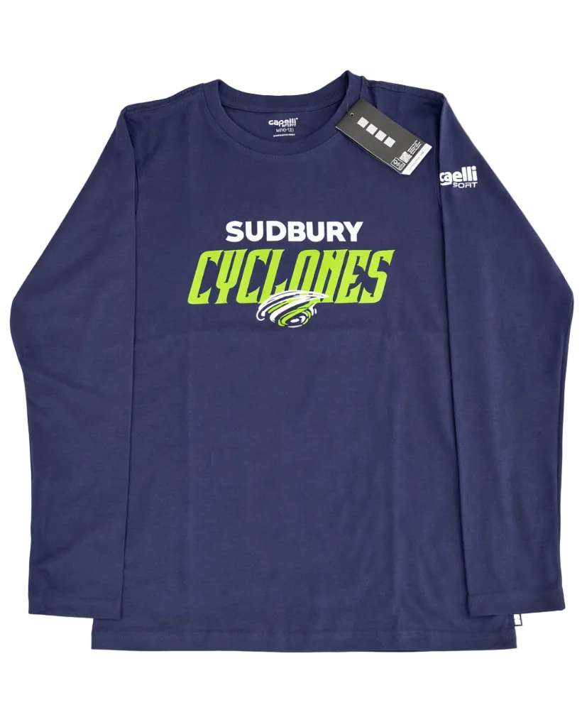 Cyclones Capelli Navy Youth LS