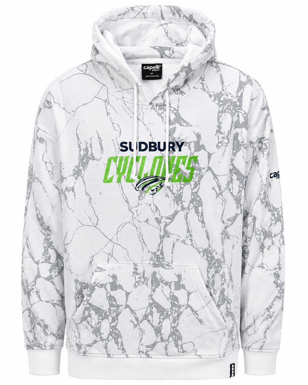 Cyclones Capelli White/Marble Mens Hoodie