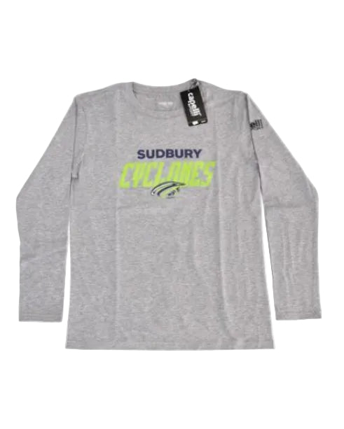 Cyclones Capelli Grey Ladies LS