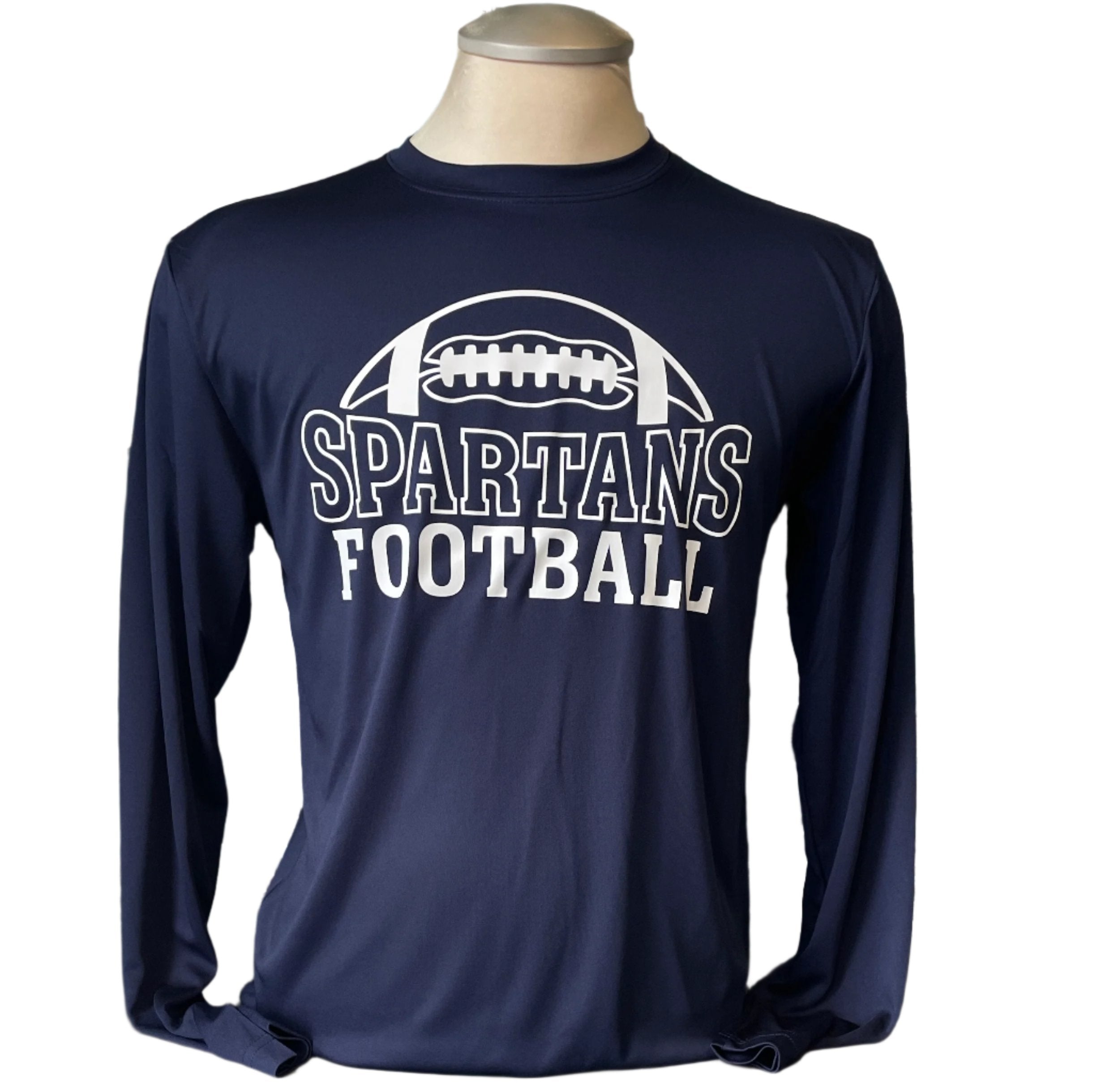 Spartans Navy Dryfit Long-Sleeve
