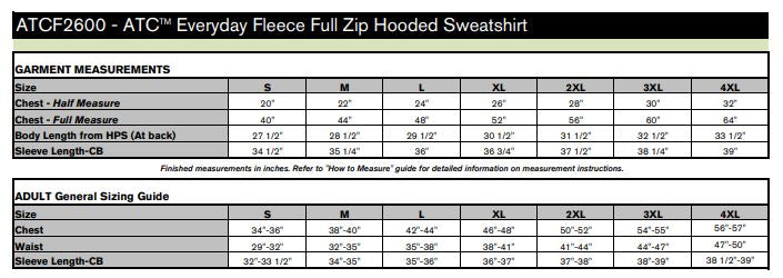 BEDSA - Full Zip Hoodie