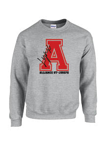 ALLIANCE - Crewneck A Logo - Printed Logo
