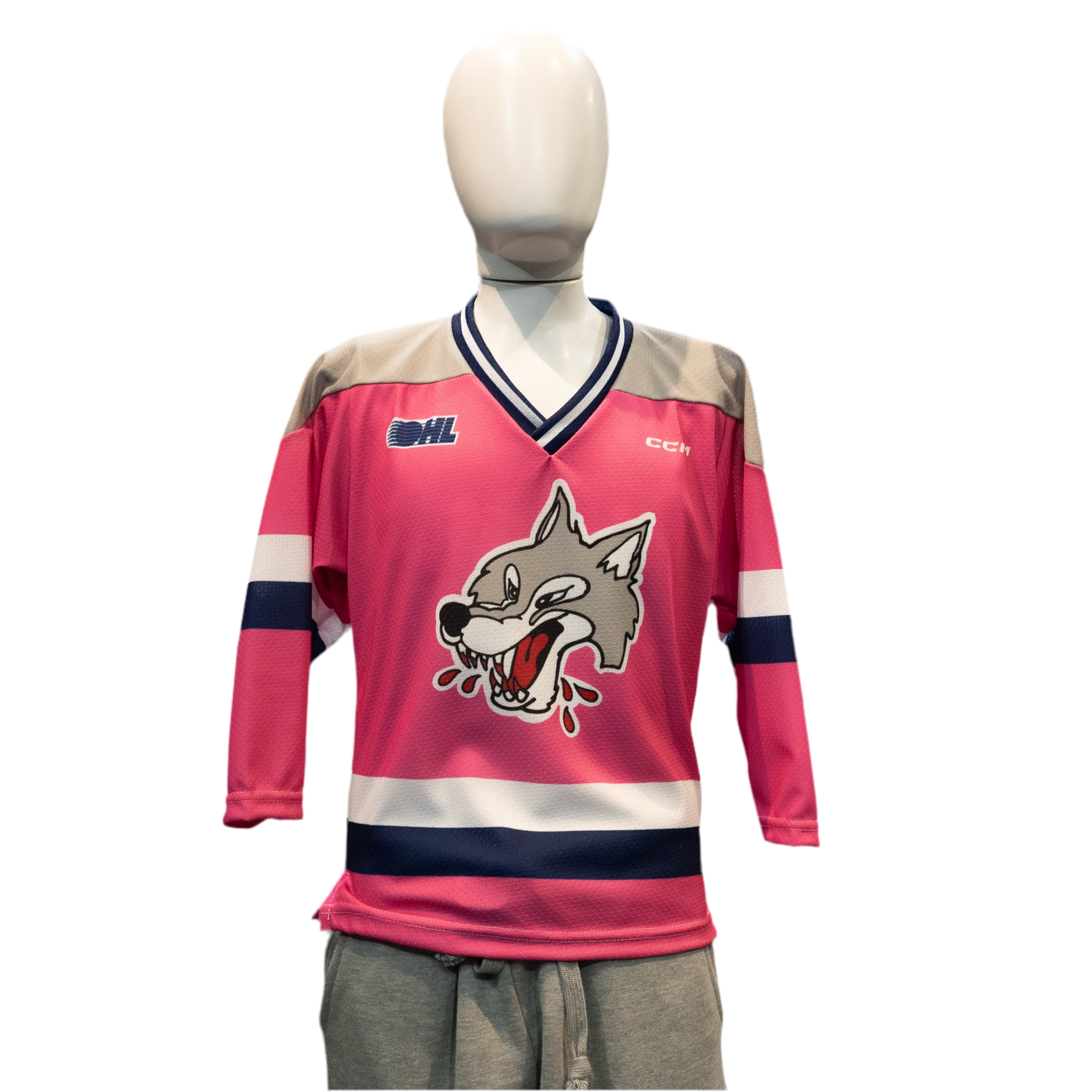 Wolves Pink Toddler Jersey