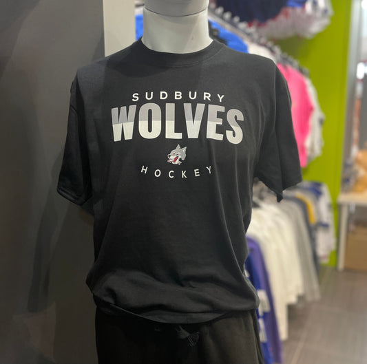 Wolves Black Ladies T-Shirt