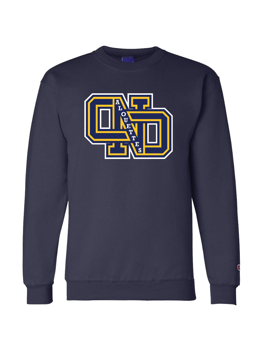 CND Spirit Wear - Champion Crewneck Monogram Logo