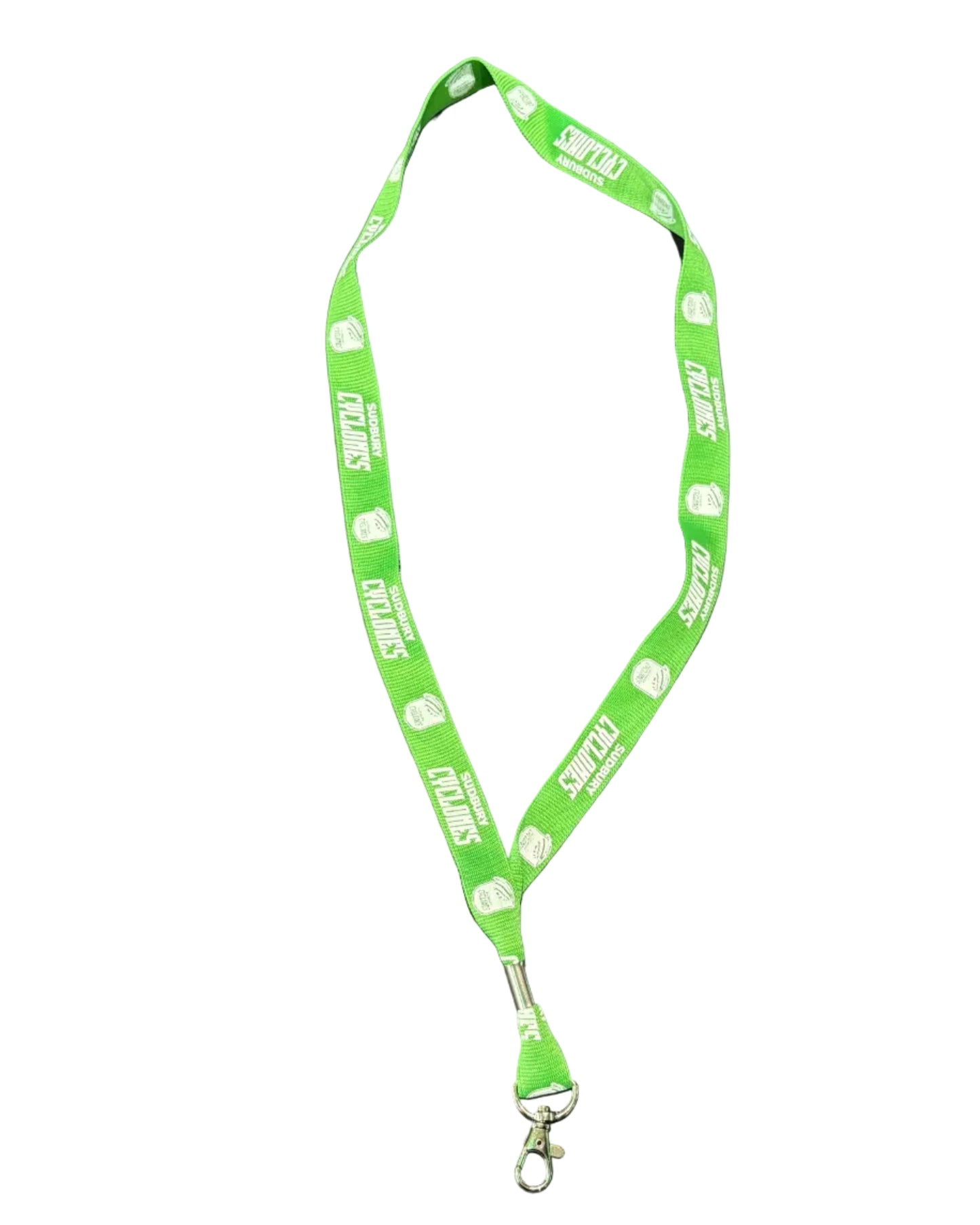 Cyclones Lime Lanyard