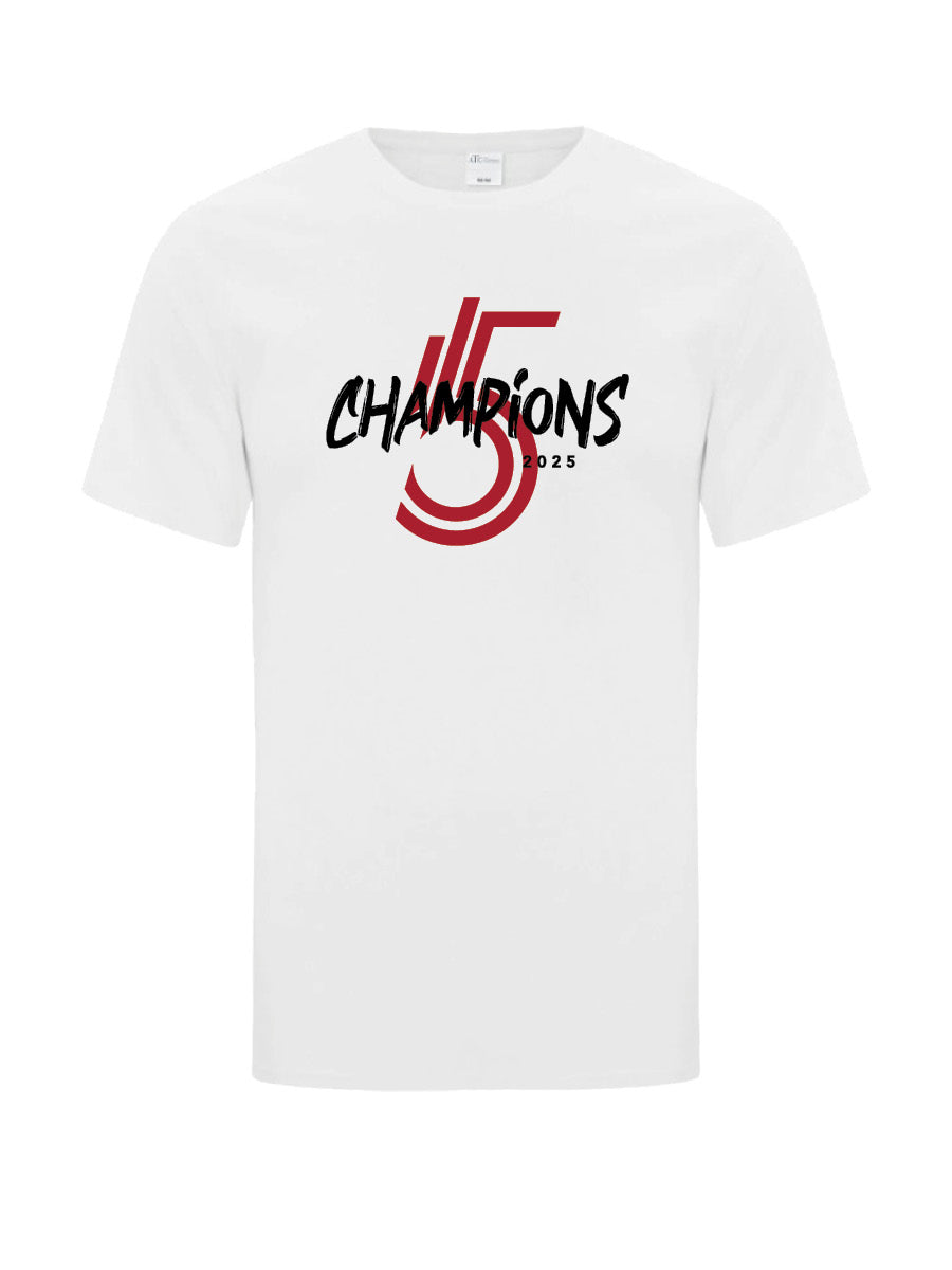 Youth Five 2025 Playoff Champions T-Shirt