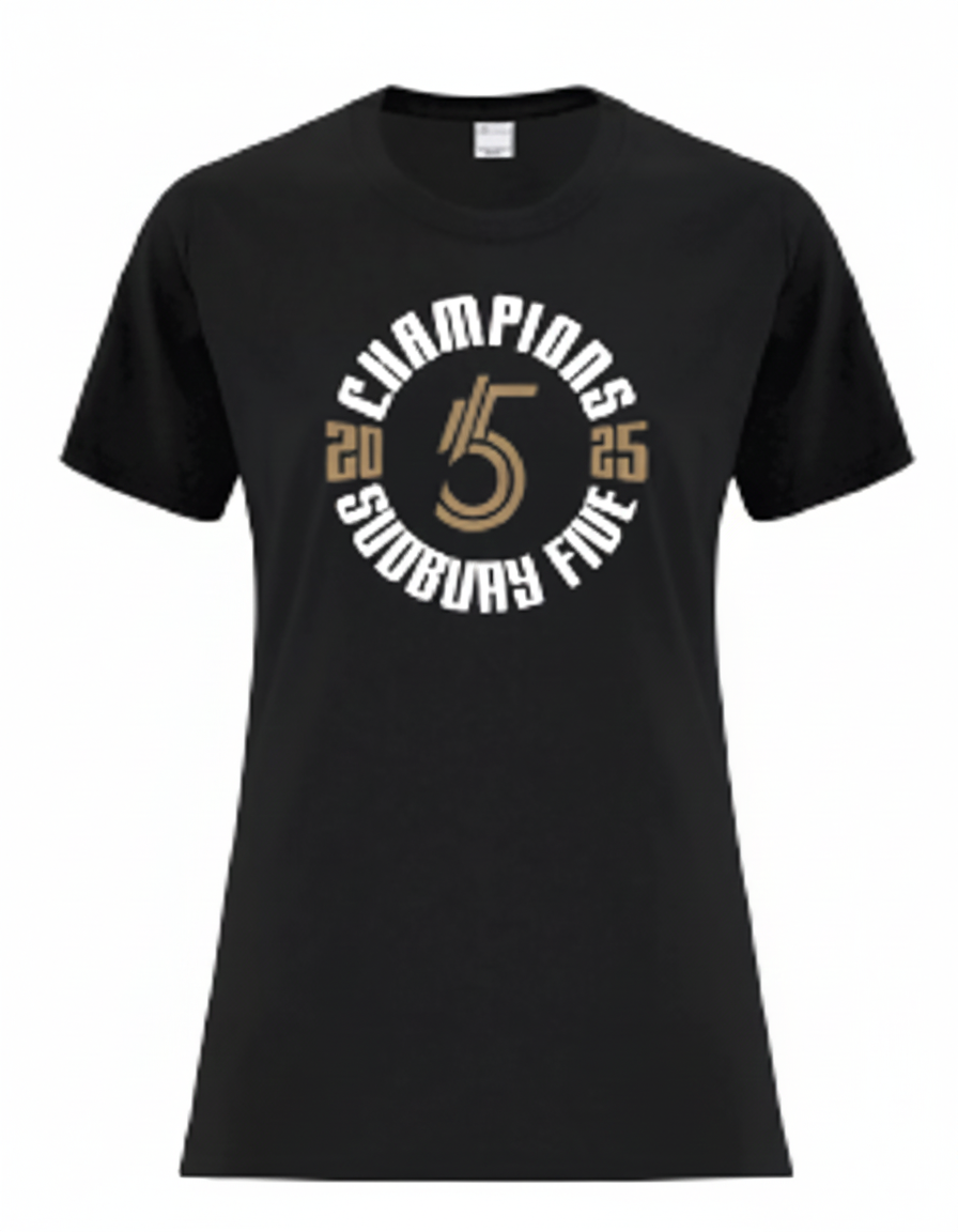Five Champion Ladies T-shirt