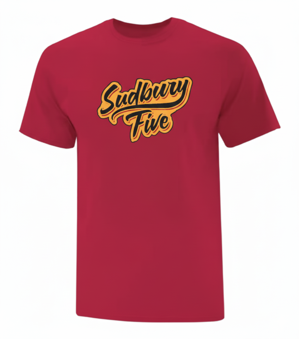 Five "Sudbury Five" Red Unisex T-shirt