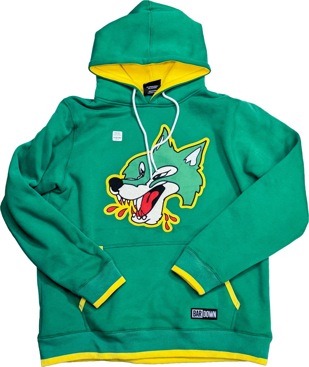 Wolves Bardown Retro Edge Coloured Hoodie