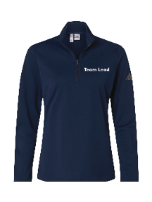 GymZone Adidas Women's Lightweight Quarter-Zip Pullover - Printed Logo