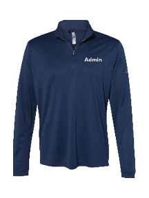 GymZone Adidas Men's Lightweight Quarter-Zip Pullover - Printed Logo