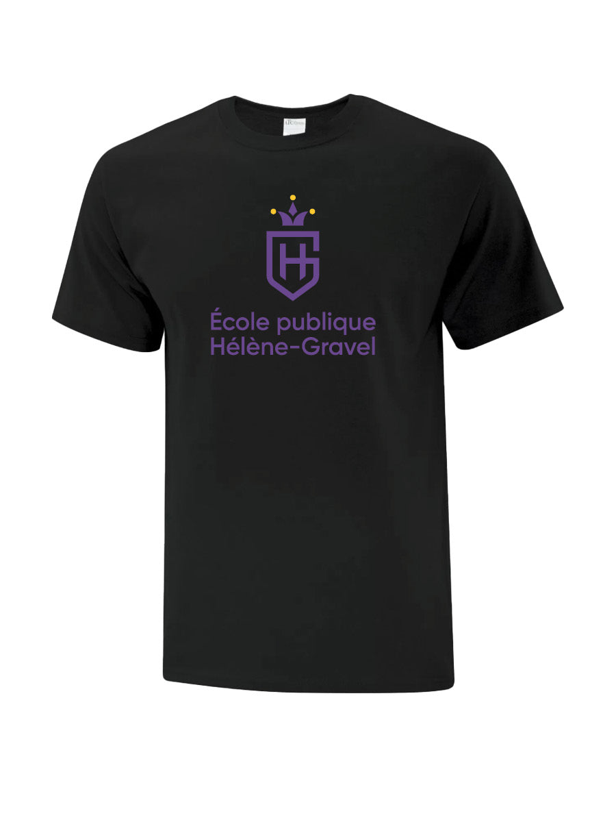 HÉLÈNE-GRAVEL - Cotton T-Shirt - Printed Logo