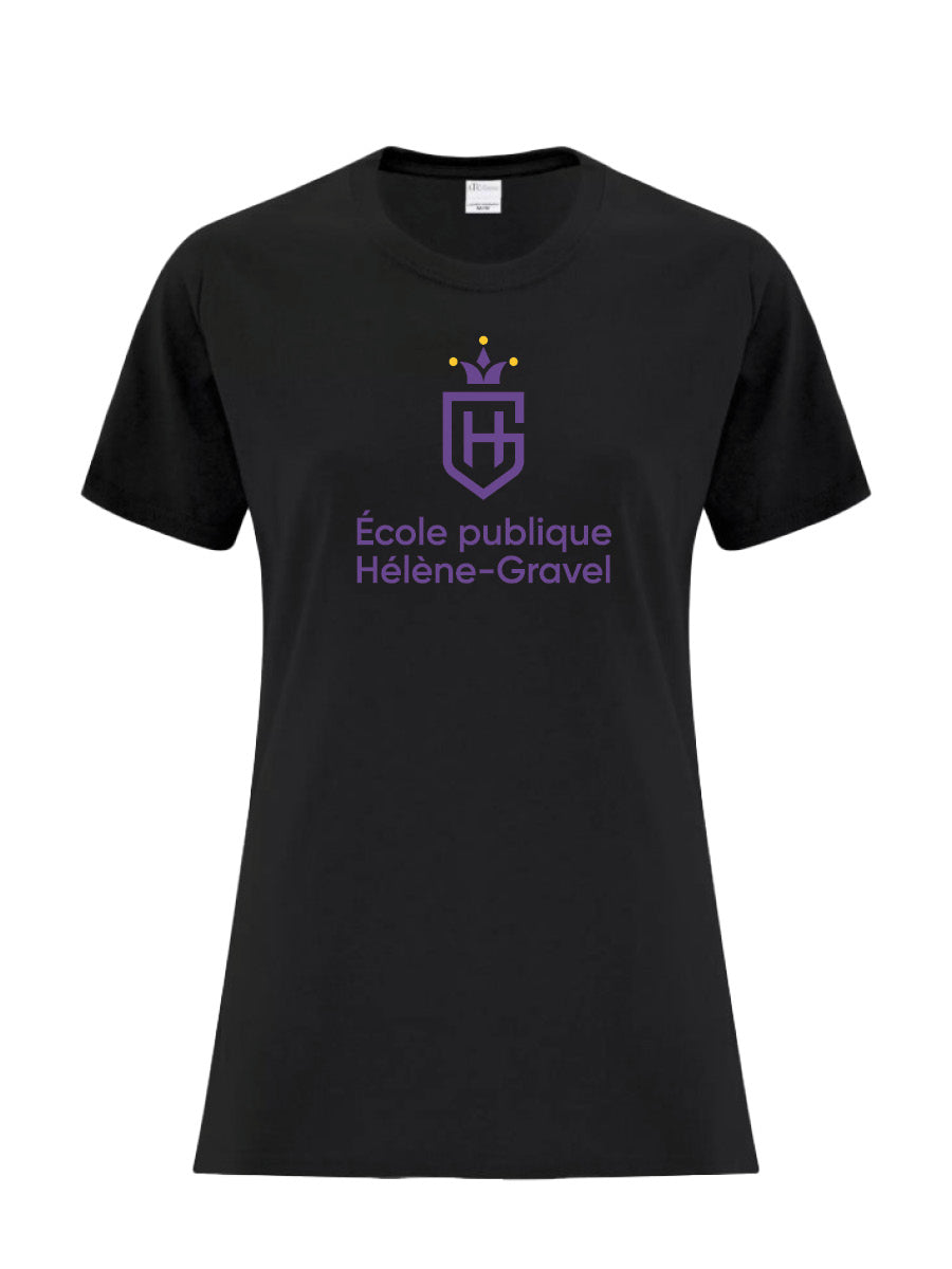 HÉLÈNE-GRAVEL - Cotton T-Shirt - Printed Logo