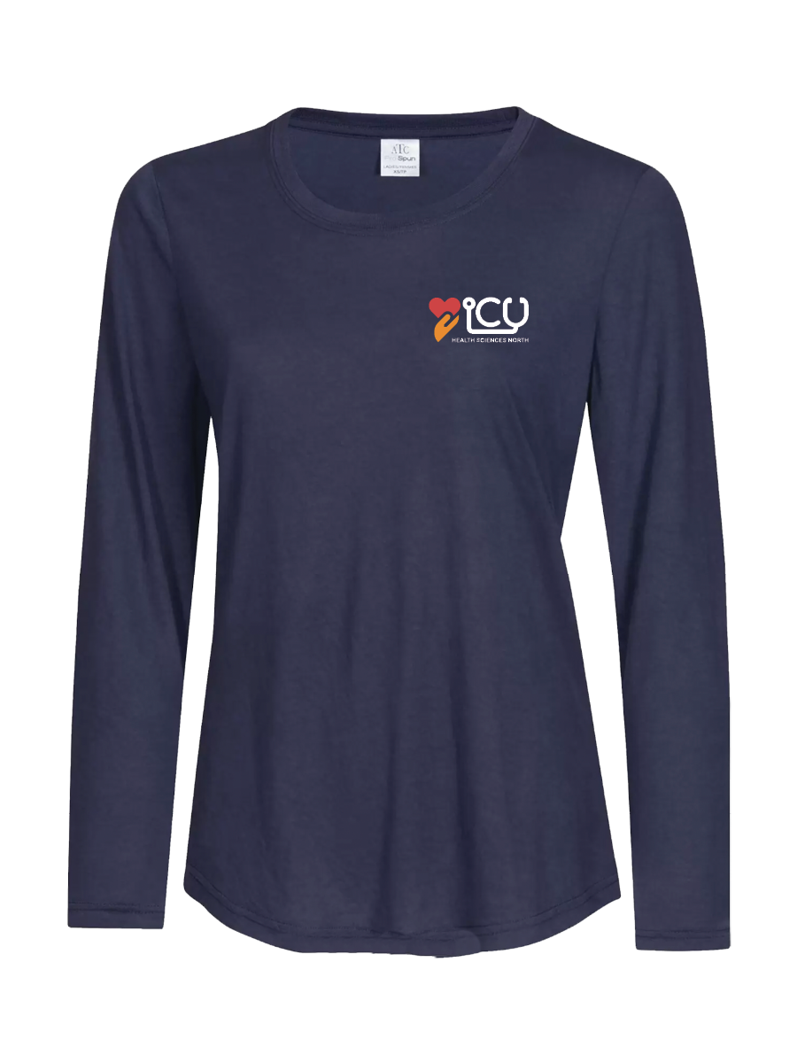 ICU - Ladies Long Sleeve - Printed Logo