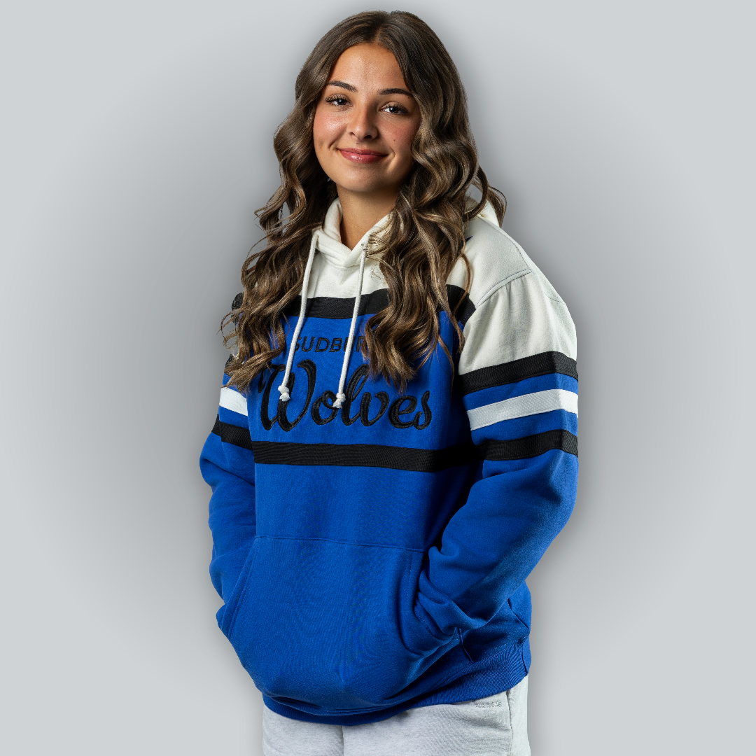 Wolves Embroidered Hoodie