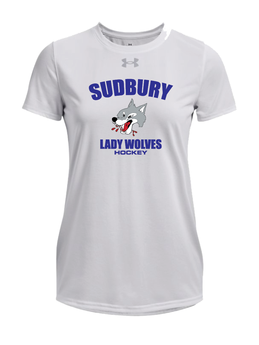 LADY WOLVES - Under Armour Full Front Logo T-Shirt