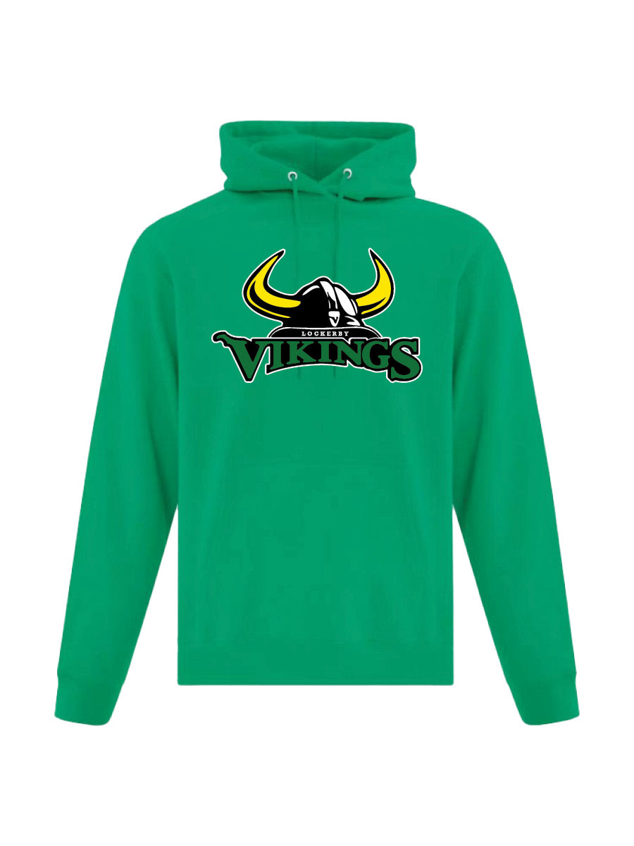 LOCKERBY - Green Hoodie - Embroidered Logo
