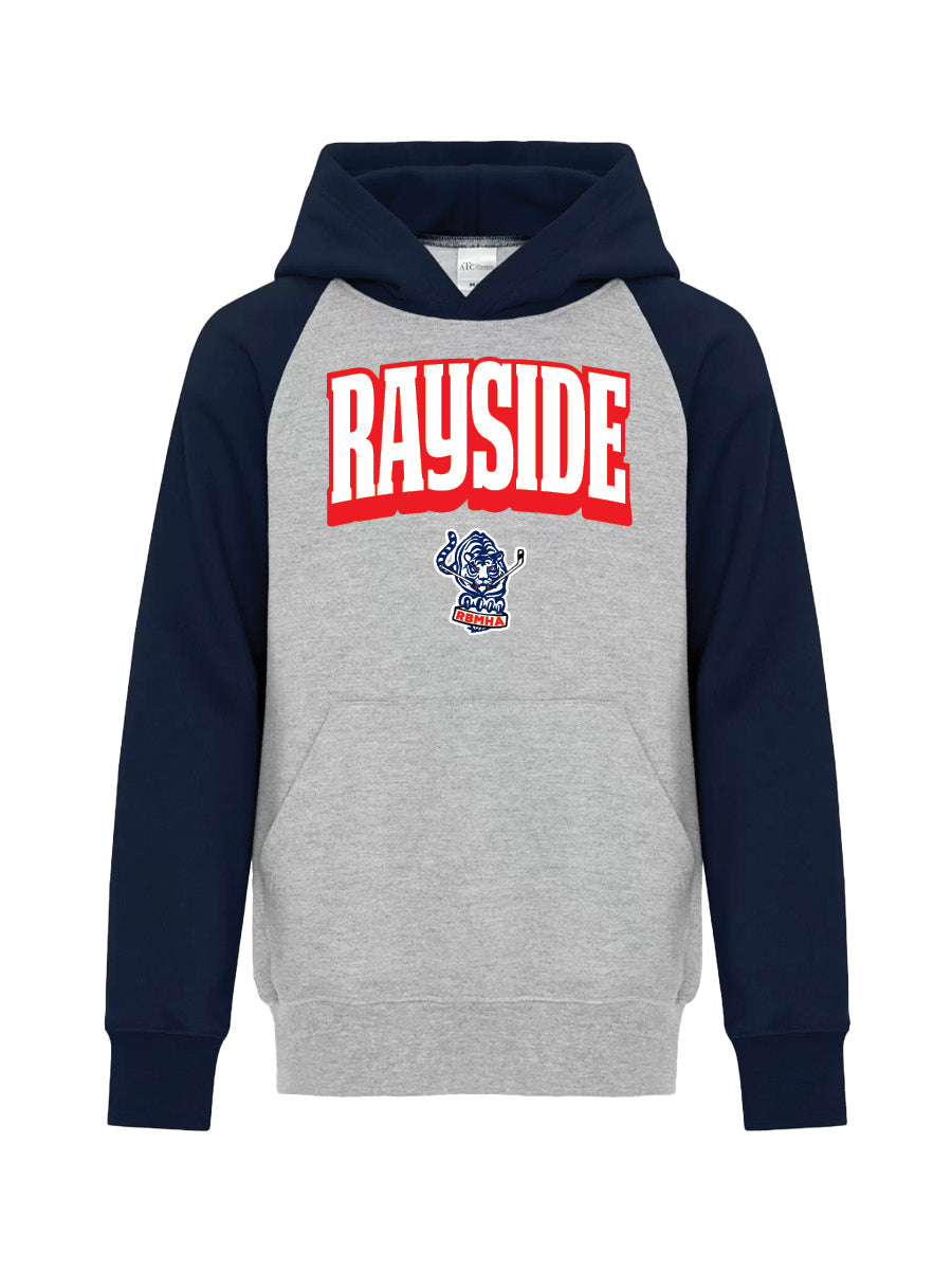 RAYSIDE - Colour Block Hoodie - Embroidered Logo