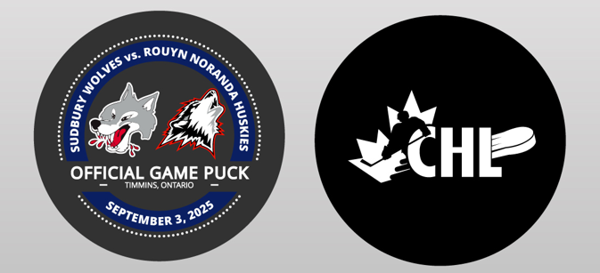 Wolves - Timmins Pre Season Game Puck