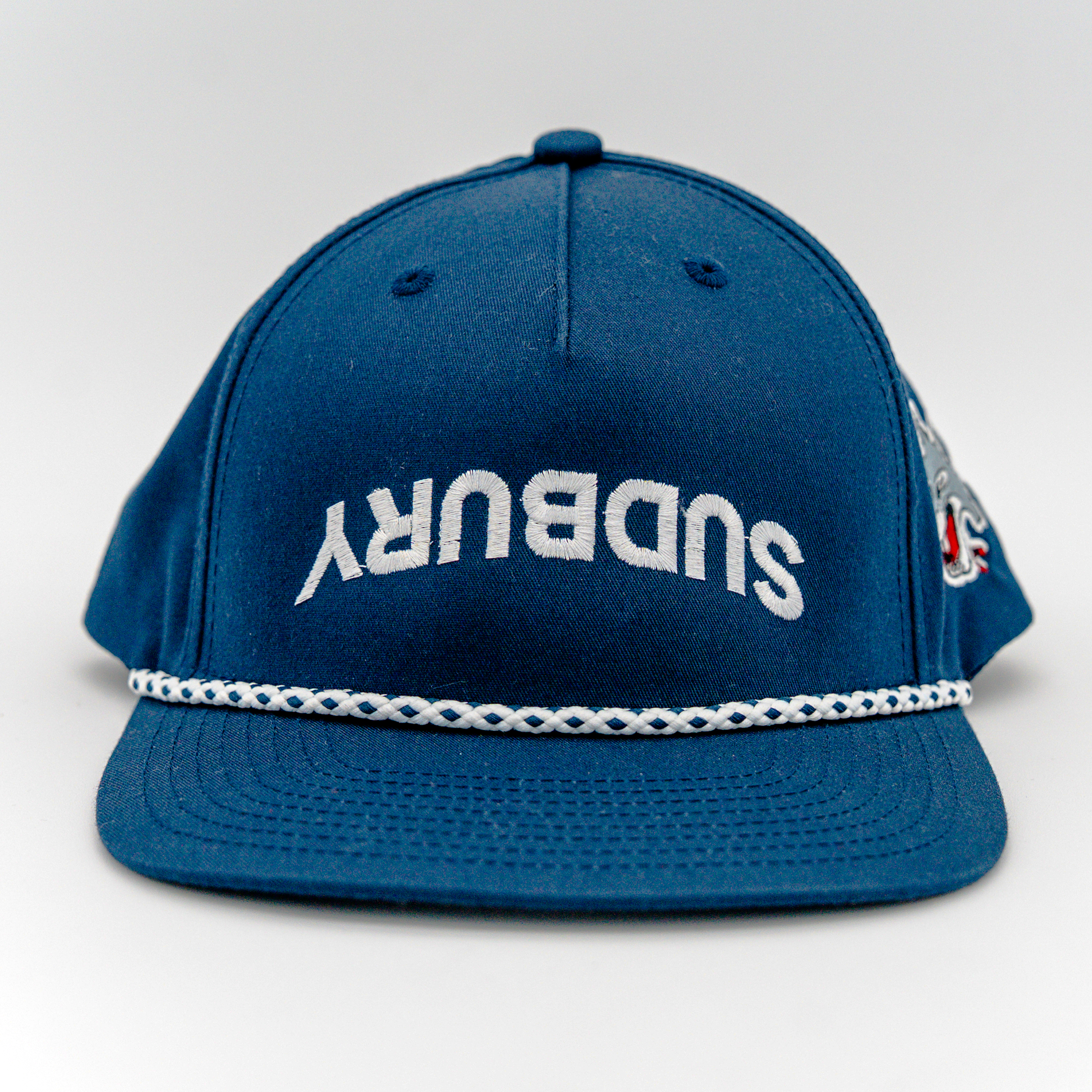 Wolves Upside Down Sudbury Navy Rope Hat