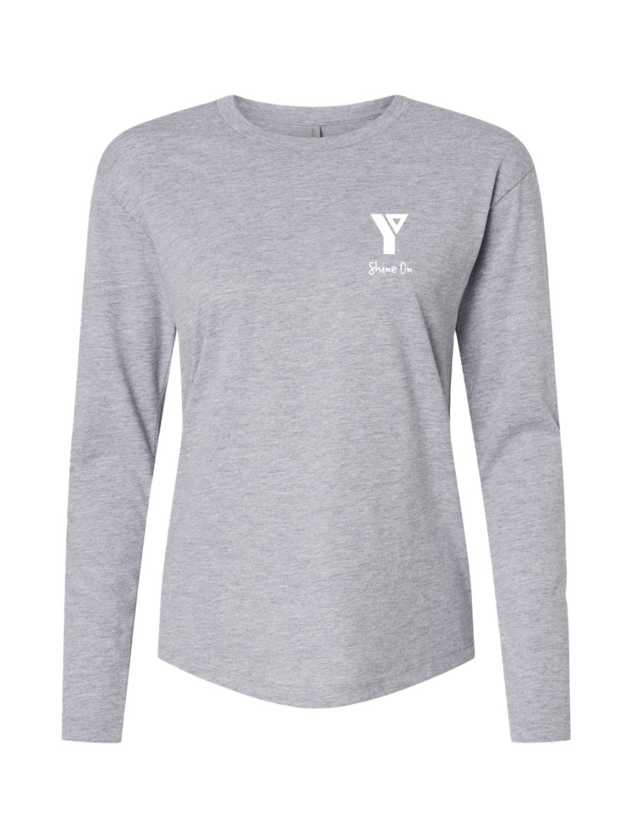 YMCA H&W - Ladies Long Sleeve - Printed Logo