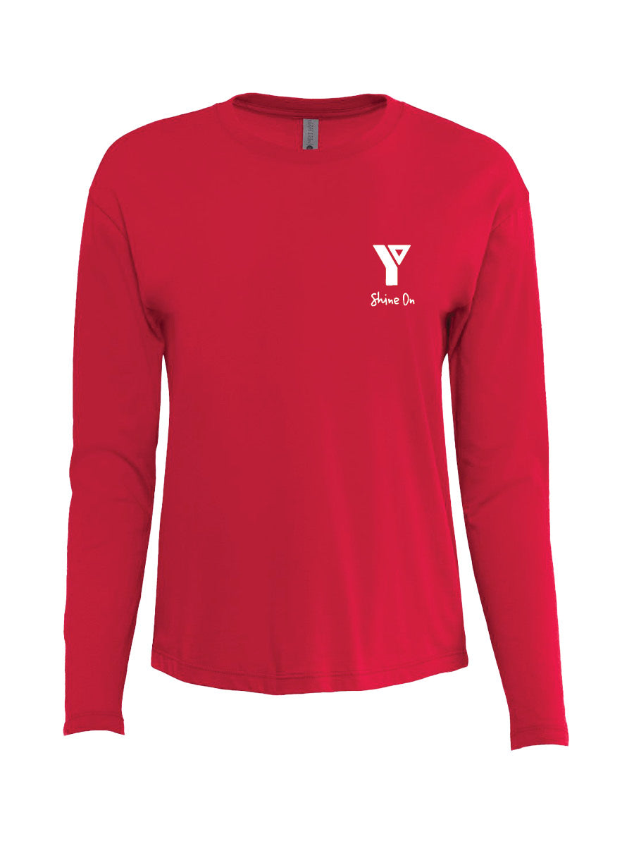 YMCA H&W - Ladies Long Sleeve - Printed Logo