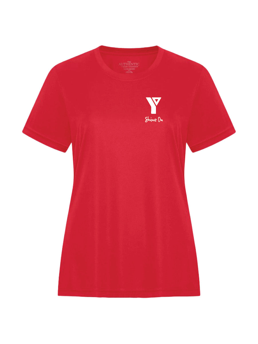 YMCA H&W - Ladies DriFit T-Shirt - Printed Logo