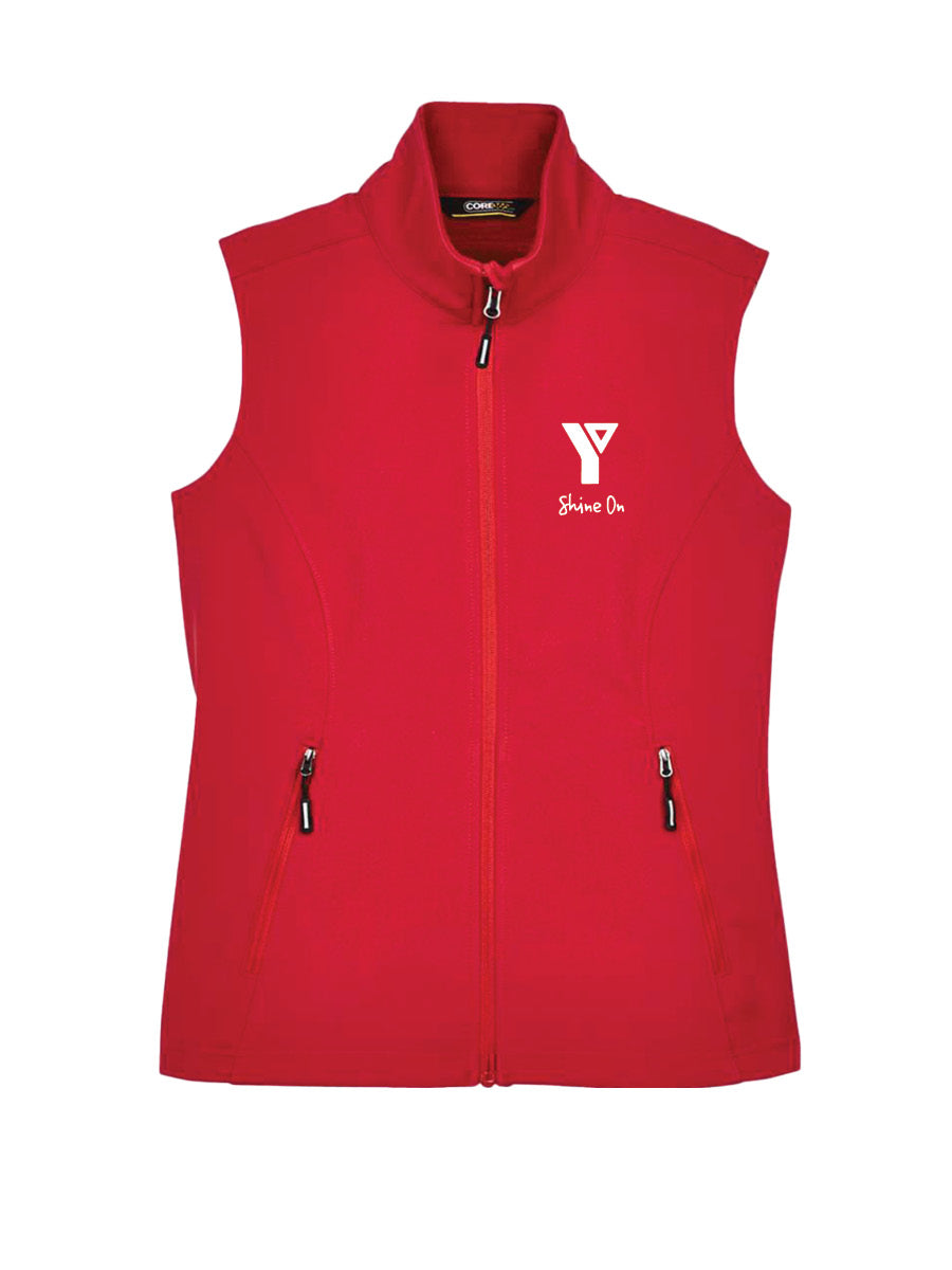 YMCA H&W - Ladies Fleece Vest - Embroidered Logo