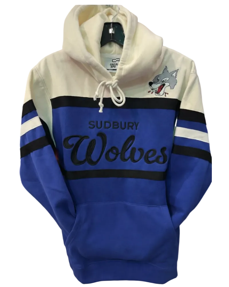 Wolves Embroidered Hoodie