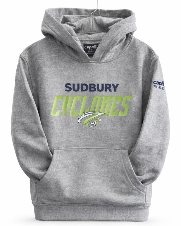 Cyclones Capelli Grey Youth Fleece Hoodie