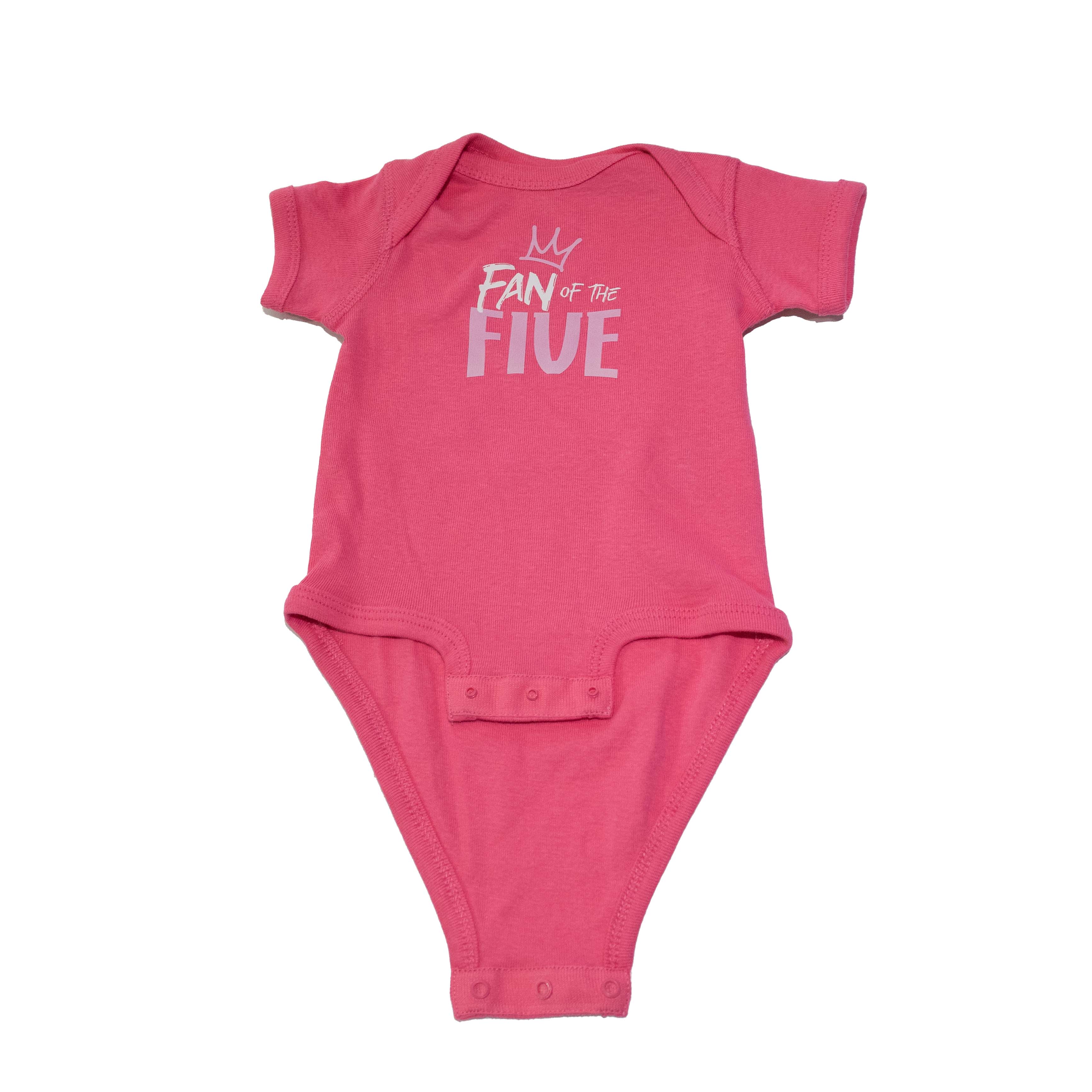 Five Pink Baby Jumper