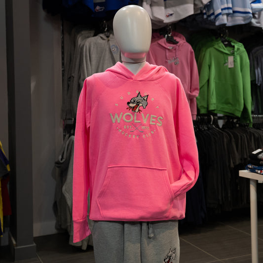Wolves Youth Pink CC Hoodie