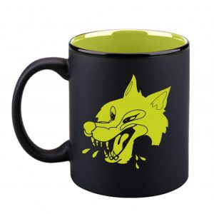 Wolves Black Coffee Mug