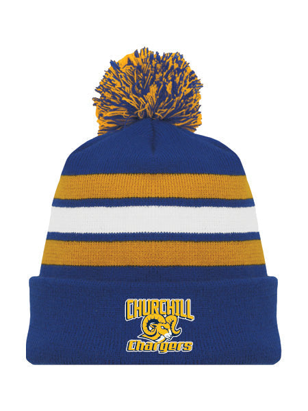 Churchill PS - Pom Pom Toque - Embroidered Logo
