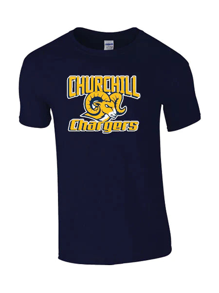 Churchill PS - Spirit Wear T-Shirts - Printed Logo