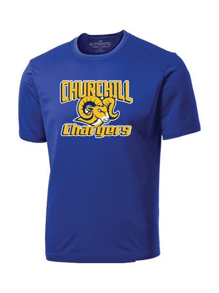 Churchill PS- Dri Fit T-Shirt - Printed Logo