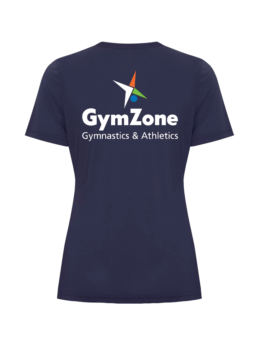 GymZone Ladies ProSpun T-Shirt - Printed Logo