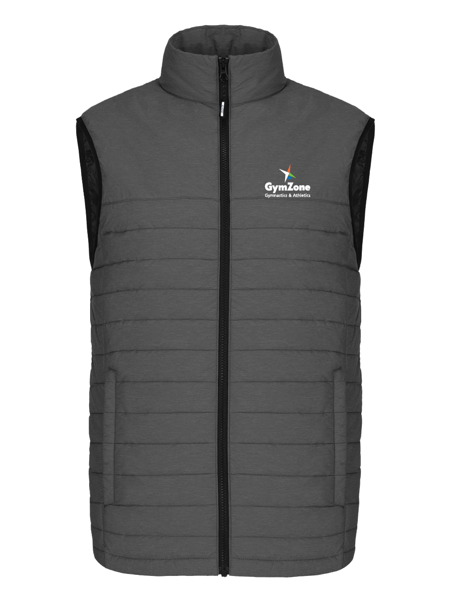GymZone Mens Inuvik Puffer Vest - Embroidered Logo