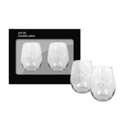 Wolves Wine Glass Set