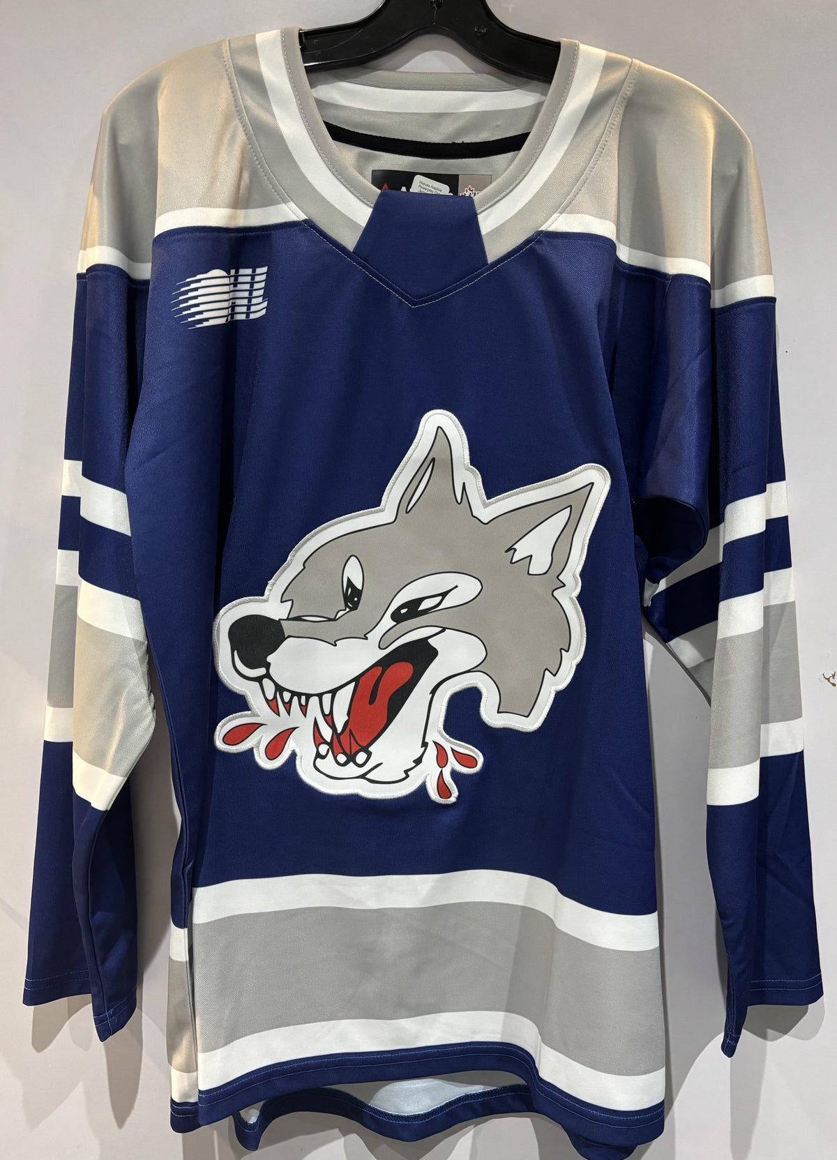 Wolves Replica Sub w/ Crest Fan Jersey - Blue
