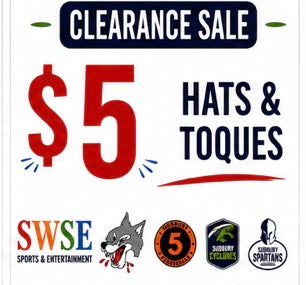 $5 Hats and Toques (Clearance)