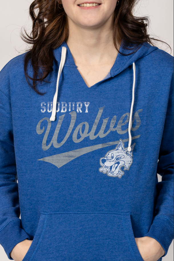 Wolves 47 Women's Blue Kennedy Hoodie