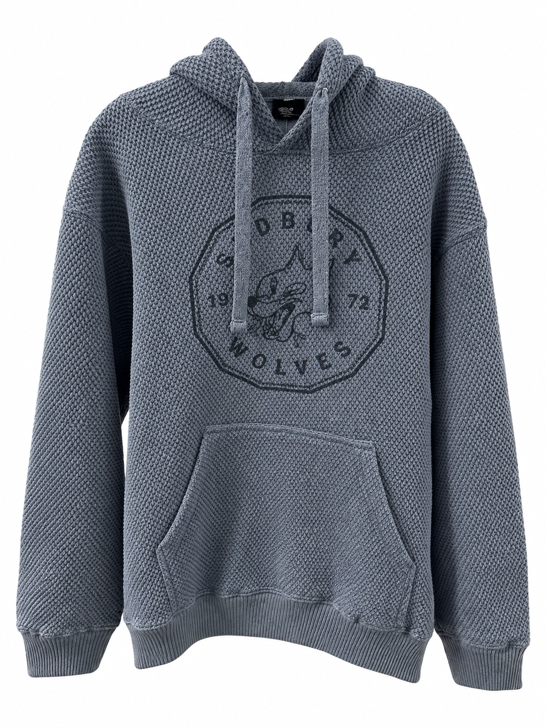 Wolves Niagara River Indigo Waffle Hoodie