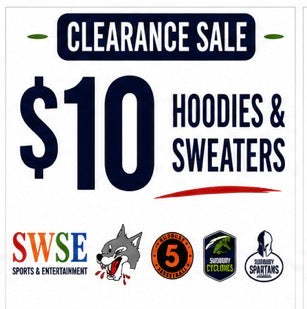 $10 Hoodies and Sweaters (Clearance)