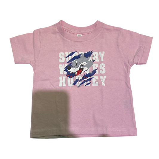 Wolves Pink Toddler T-Shirt