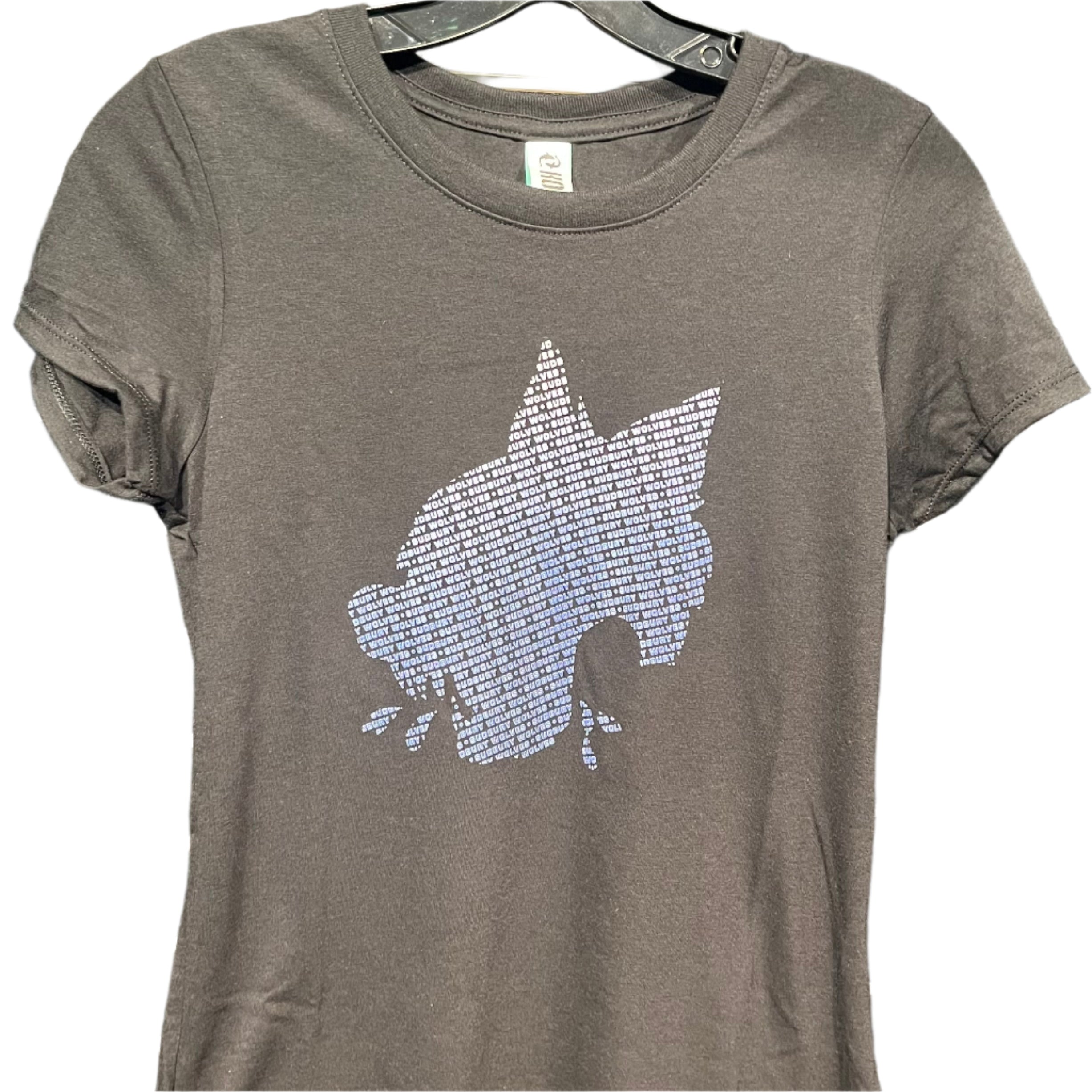 Wolves Ladies Wolfhead Black T-Shirt