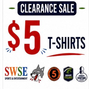 $5 T-Shirts (Clearance)
