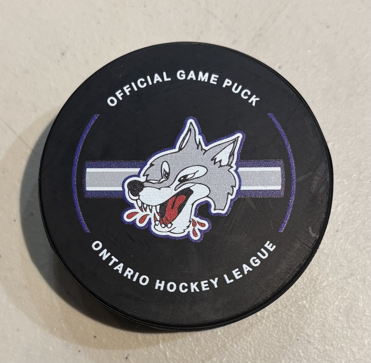 Wolves OHL Retail Puck